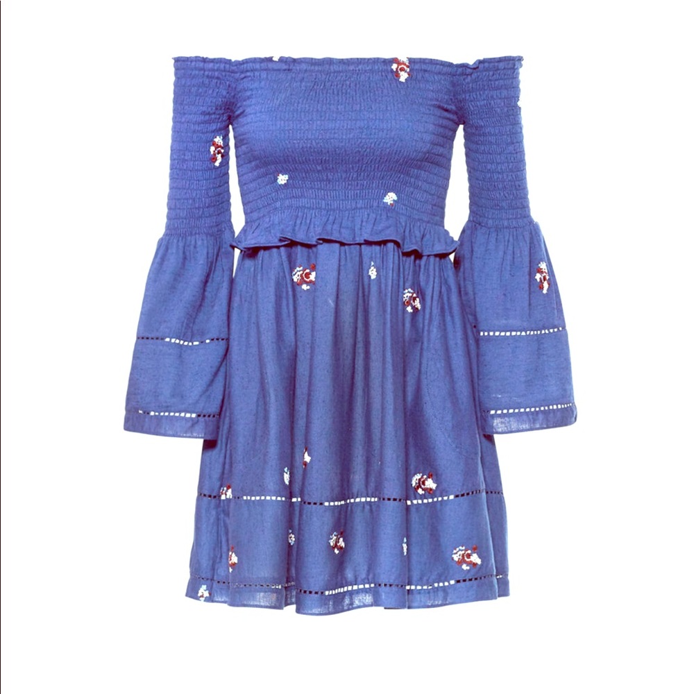 Daisy blue Free people dress